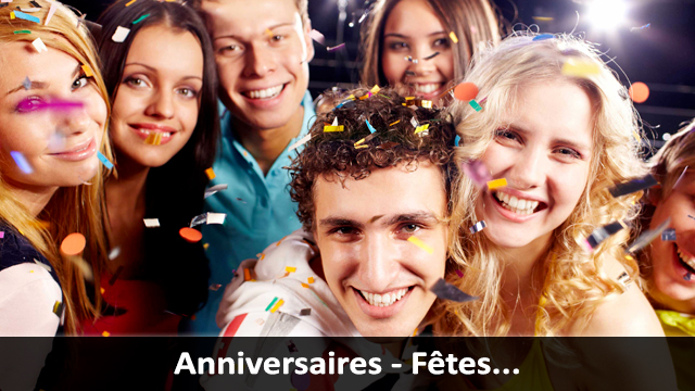 Animations pour anniversaires, fêtes entre amis